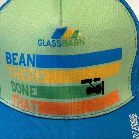 GLASSBARN Bean There Done That Adjustable SnapBack OSFM Trucker Hat IN Soybean - Picture 2 of 10